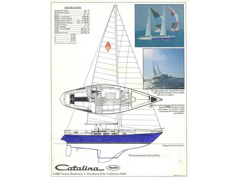 Catalina 38 Sail Cover