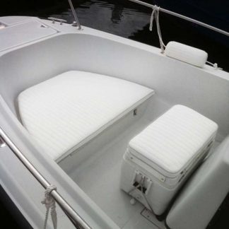 Small Powerboat bow and cooler cushion