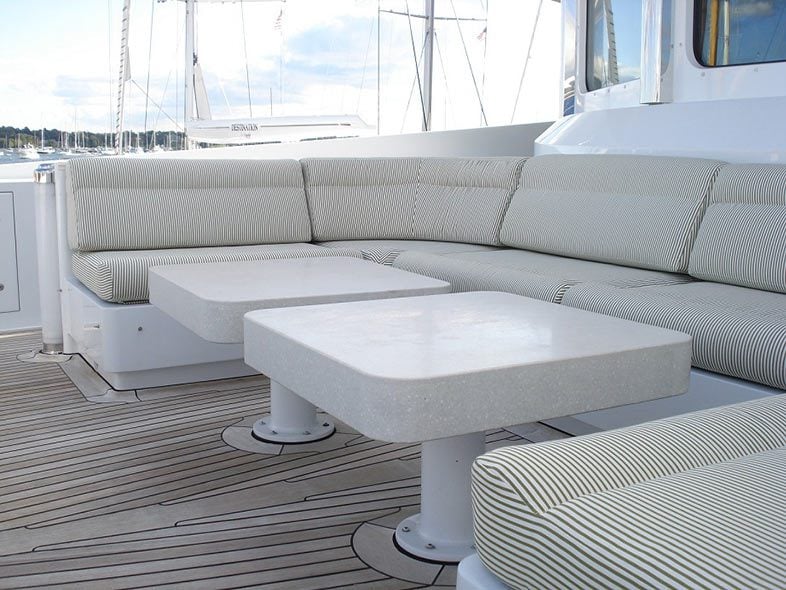 Exterior Boat Deck Cushions - Custom Made - Waterproof