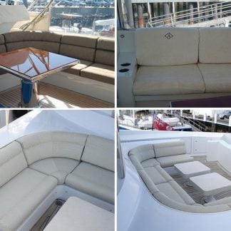 Exterior Boat Deck Cushions Custom Made Waterproof