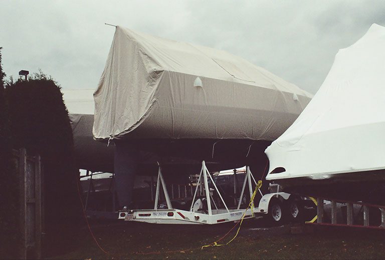 J-105 Framed Winter Cover