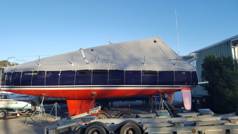 Jeanneau 440 - Boom Tent Winter Cover
