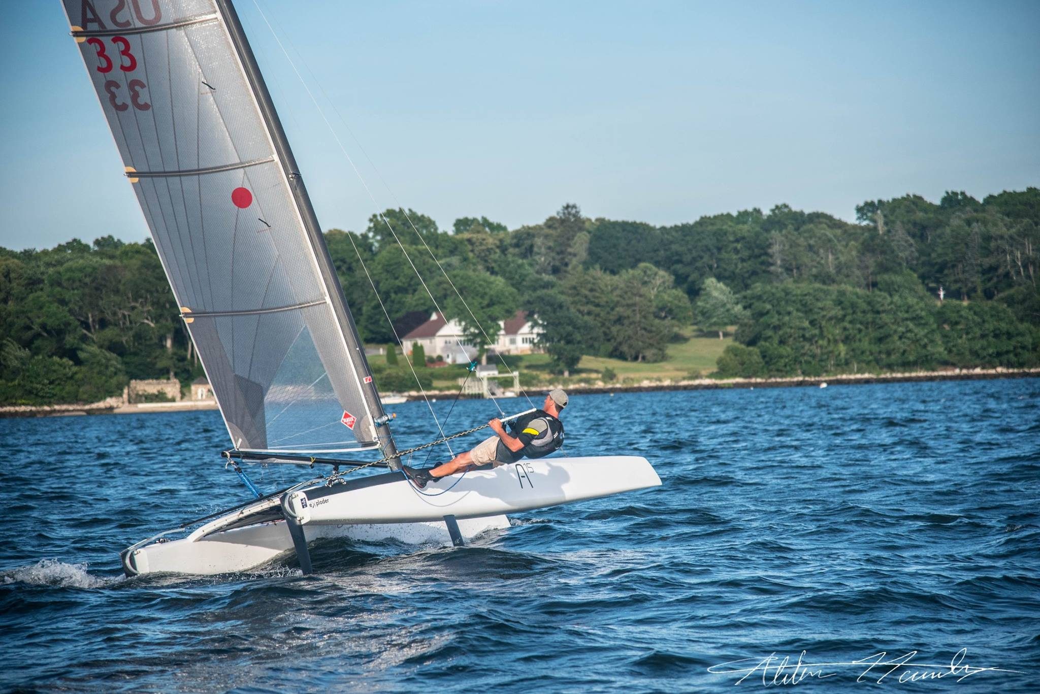 ufo foiling catamaran