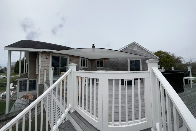 Custom Deck Sail Shade in Portsmouth, RI