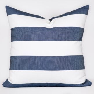 Blue and White 20 by 20 Throw Pillow