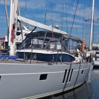 Oyster 595 Dodger, Bimini and Enclosure