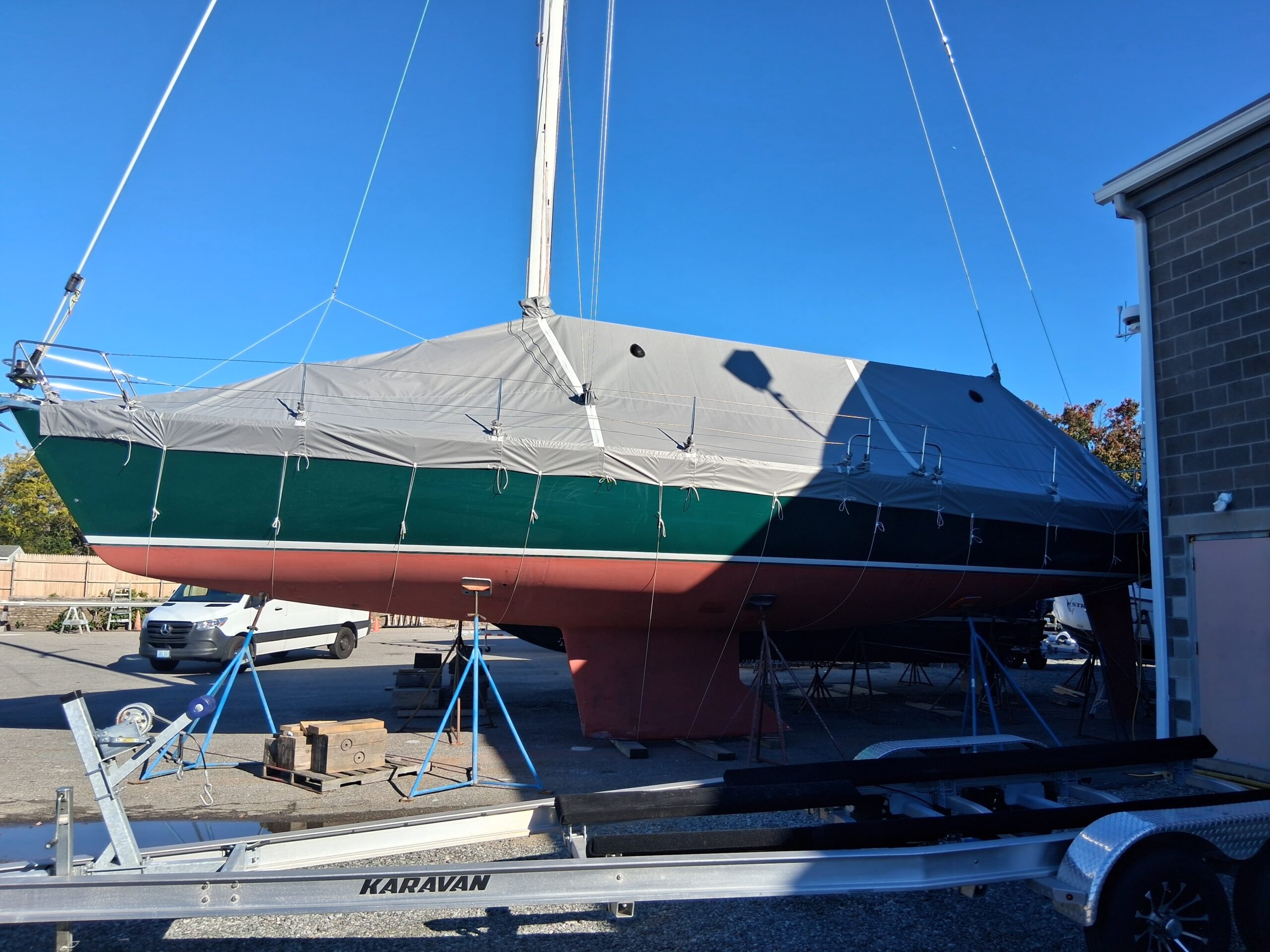 J/46 Boom Tent Winter Cover